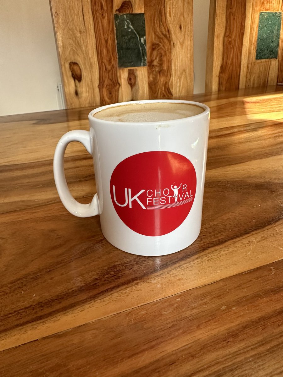Coffee in my <a href="/UKChoirFestival/">UK Choir Festival</a> mug. Such a brilliant day yesterday, thank you to <a href="/DawnShapcott/">dawn shapcott</a> for organising such a great event for <a href="/BarnsleySingers/">BarnsleySingers</a> can’t wait for the next one!