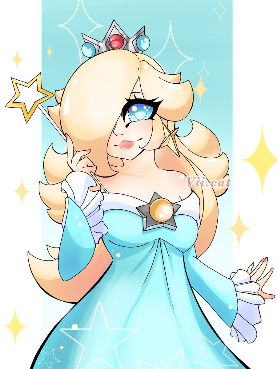 Rosalina~💫 
•
#art #digitalart #drawing #fanart #ibisPaintX #illustration #PrincessRosalina #Rosalina #MarioBros