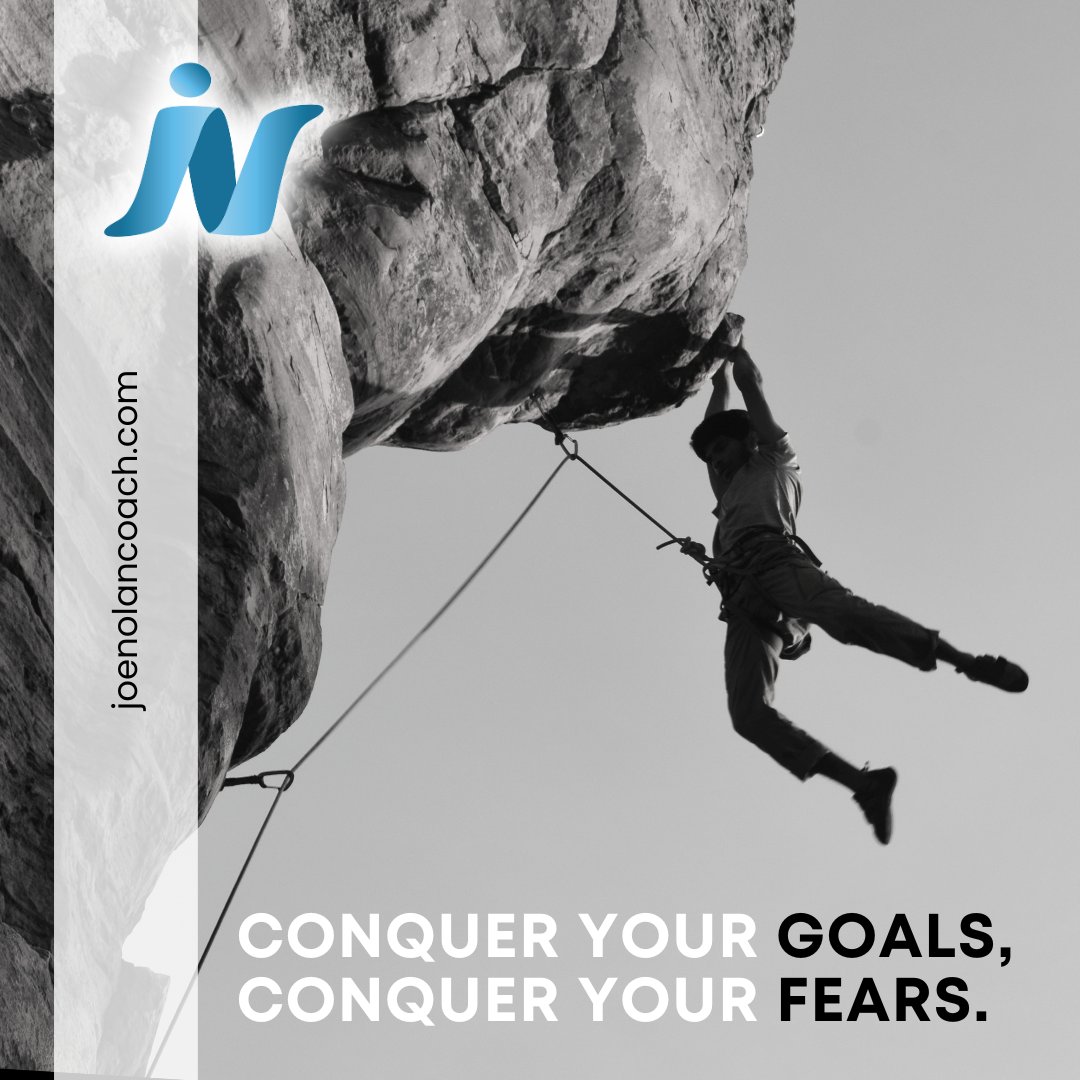 Conquer your goals, conquer your fears. The sweetest victory emerges from overcoming challenges. Embrace the journey, for each conquered fear is a step closer to triumph! ⛰️

#GoalConqueror #FearlessVictory #JoeNolanCoaching