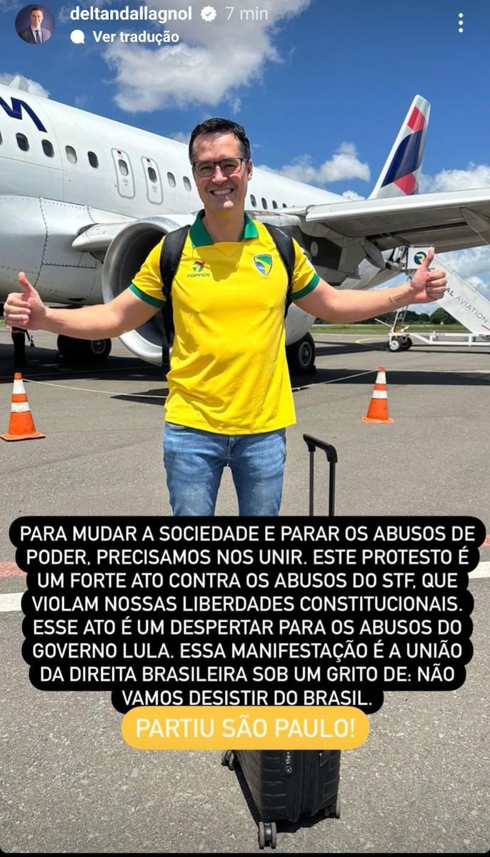 <a href="/deltanmd/">Deltan Dallagnol</a> Partiu para o precipício! Quem apoia golpista, rachador, corrupto, se iguala a eles. Que pena!