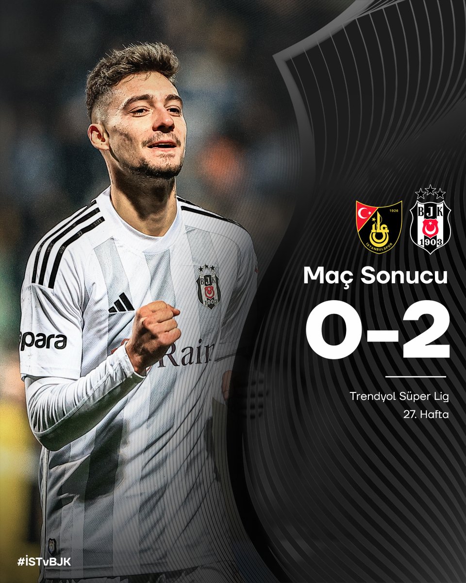 İstanbulspor’u deplasmanda 2-0 mağlup ediyoruz. 🦅 #İSTvBJK