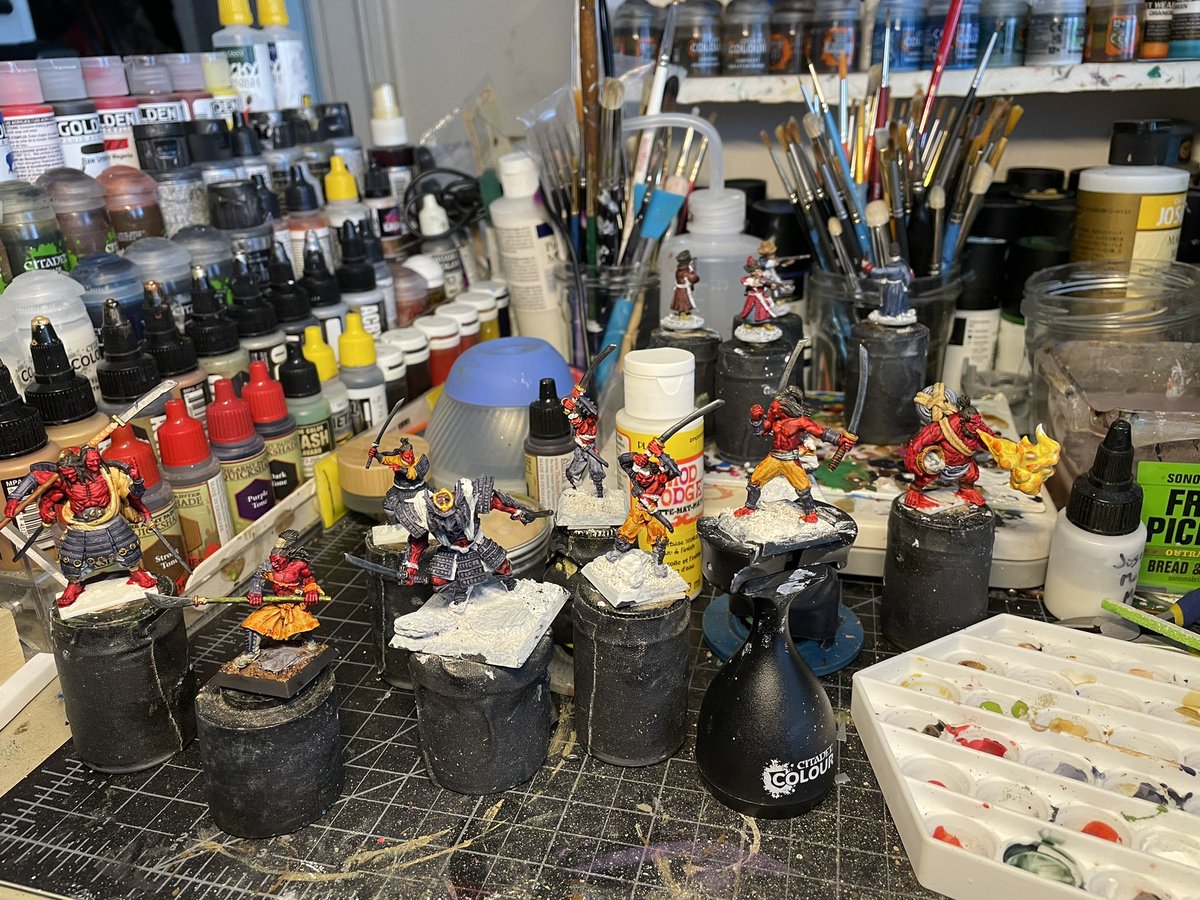edallen's tweet photo. Oni in progress https://t.co/OzubbSLqTW
