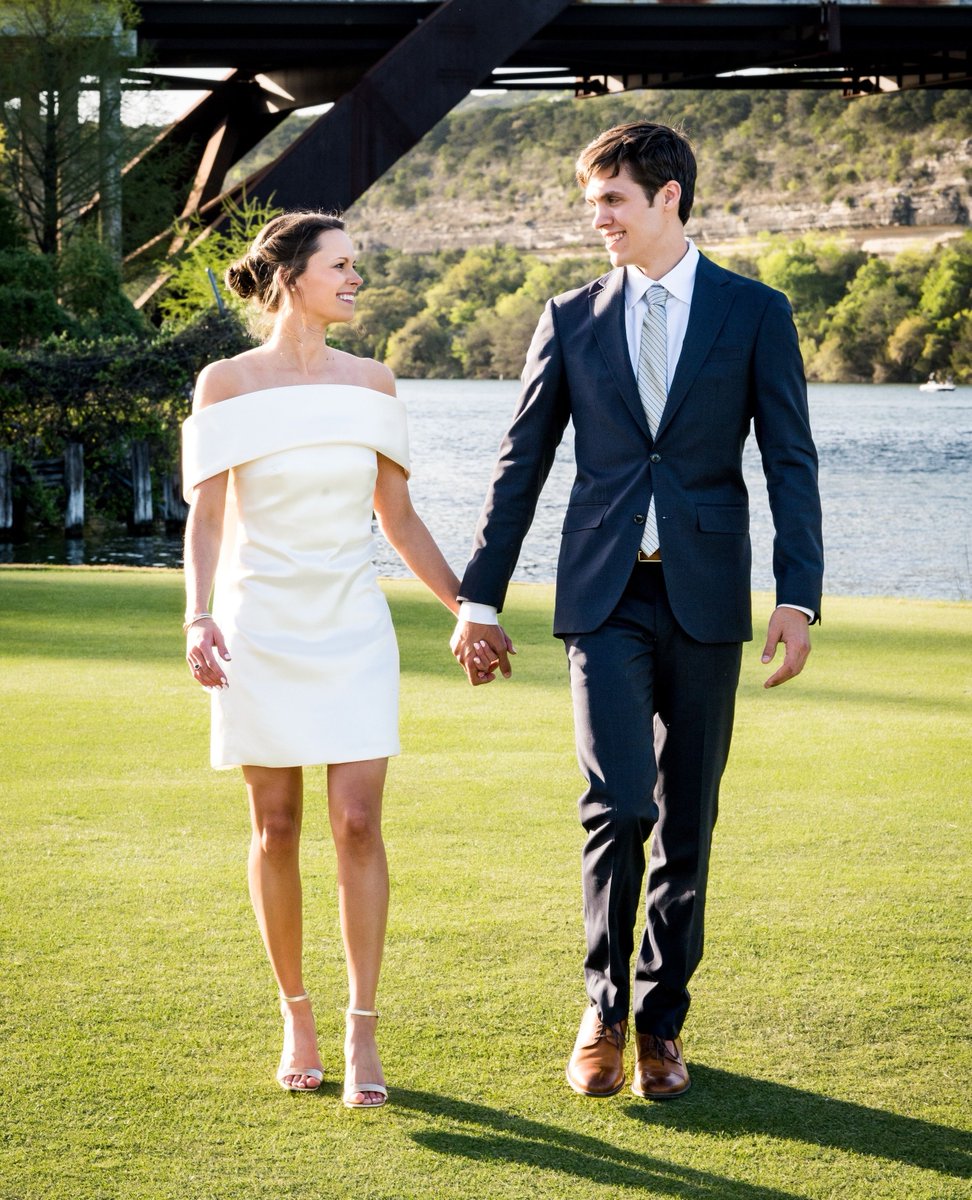 coryryanphoto's tweet photo. Dressed to impress and soaking up the magic of the day before "I do" at the historic Austin Country Club! This bride nailed it with the perfect off the shoulder look, which photographs just as good from the back as from the front! 🎀  #ACCWeddings #360Bridge #AustinWedding https://t.co/J04ATtexye