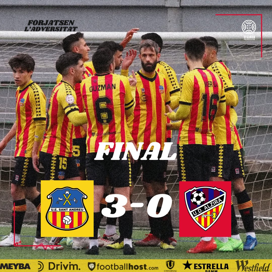 FINAL 🏁

Nova victòria del Sant Andreu! 🟡🔴