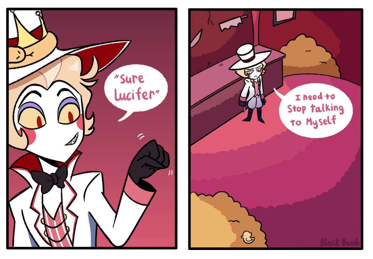 Lucifer and Silver have some sort of same vibes 😭 #hazbinhotel