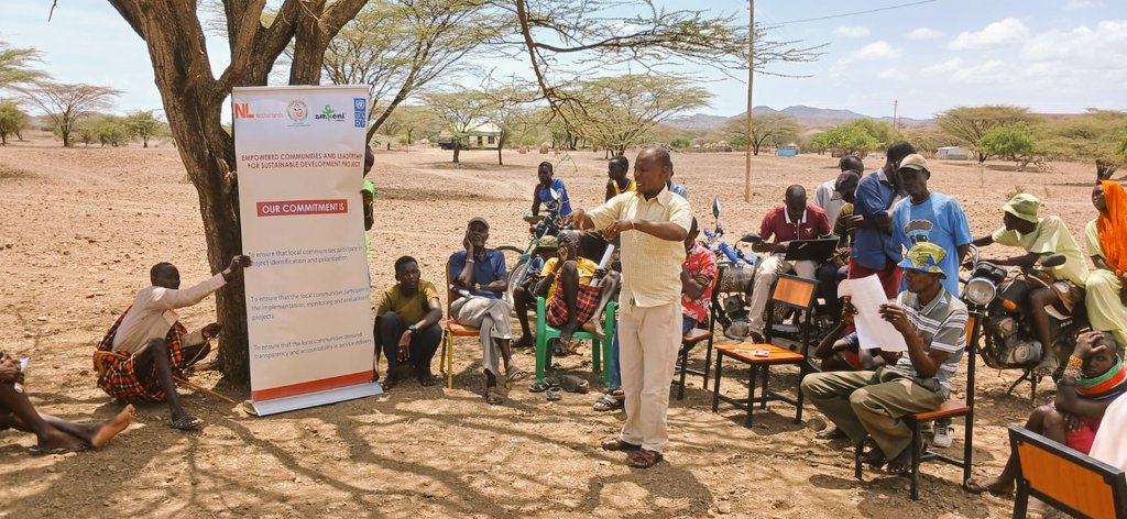 SAPCONE's tweet photo. Empowering communities in Turkana North, @SAPCONE with support from @NLinKenya &amp; @UNDPKenya Governance sector conducts social audits at Riokomor. @amkeniwakenya Auditing Dispensary &amp; ECD center, they strategize to engage leadership for better services.
#socialaudits https://t.co/16j2W3F74D