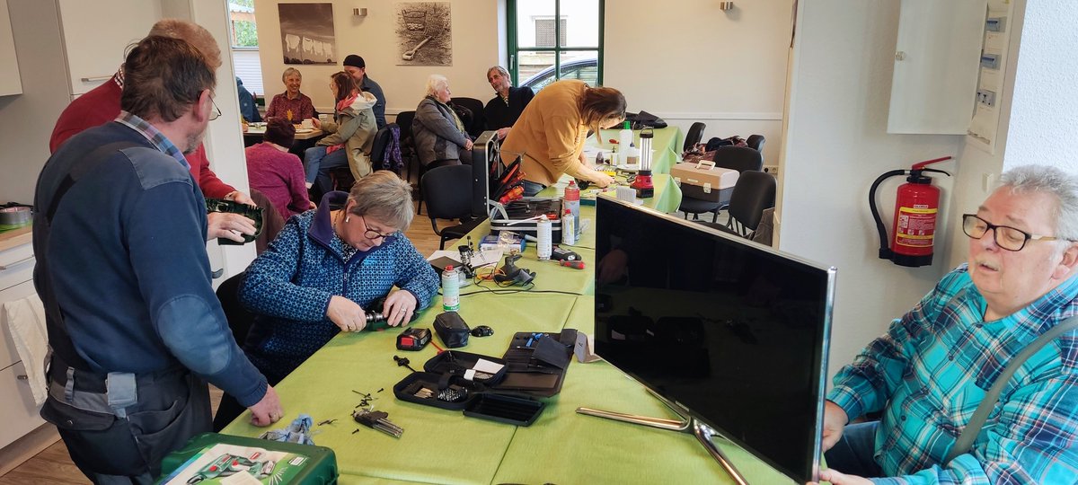 A Repaircafe has a lot of social explosive power. It brings people closer together and at the same time raises awareness and unites against the false economy. Help out or start one, there are people with skills everywhere. With clear rules it's very rewarding for everyone.