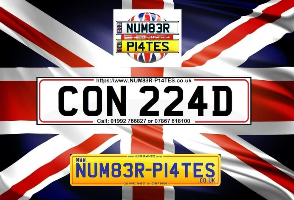 CON 224D - ideal Suffix Reg for the name CONRAD. 
Priced at £3125+Vat (£3750incVAT). 
Call 01992 766827 or 07867 618100. 100's more Name & Dateless Plates on our Website: NUM83R-P14TES.co.uk
#conrad #privateplate #numberplate #privateplates #numberplates #privatenumberplate