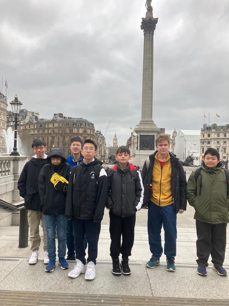 Boarders’ trip to London today. Tower of London, boat ride, Buckingham Palace, Trafalgar Square and food of course!