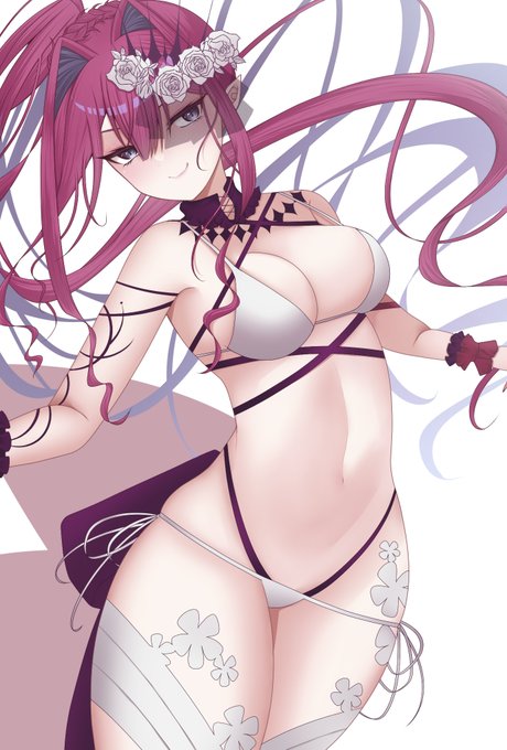 水着バーヴァン・シー「見惚れるなよ、マスター?」 #FGO 