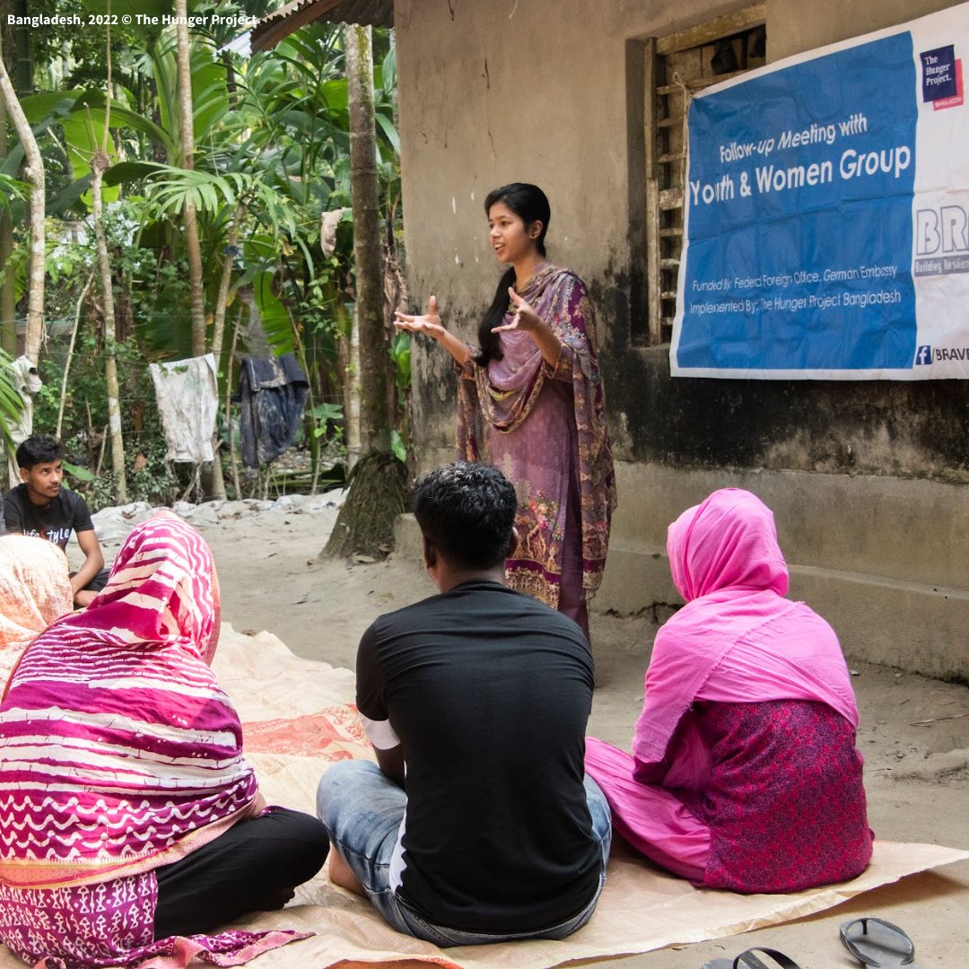 HungerProject's tweet image. Empowered with knowledge and skills, our youth leaders advocate for sustainable solutions to address the root causes of hunger. Learn more about how we mobilize the next generation of leaders by visiting thp.org. 

 #CommunityMobilization #EmpoweredYouth