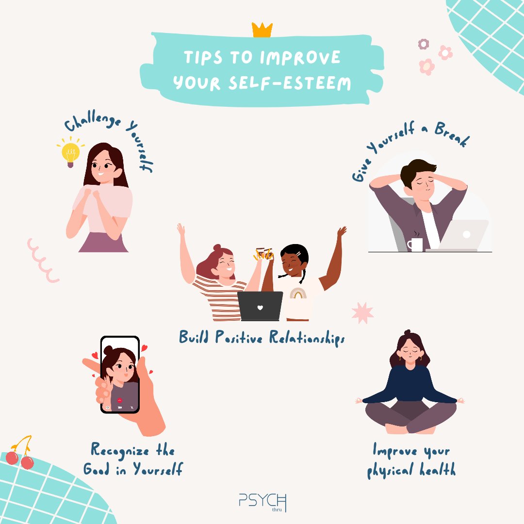 psychthru's tweet photo. Remember: Self-esteem is a journey, not a destination.  If you're struggling, you're not alone. PsychThru offers online therapy to help you build a stronger, more confident you!

 #SelfEsteem #MentalHealth #Wellbeing #ChallengeYourself #RestAndRelax #PositiveRelationships https://t.co/1iQ93kqVHa