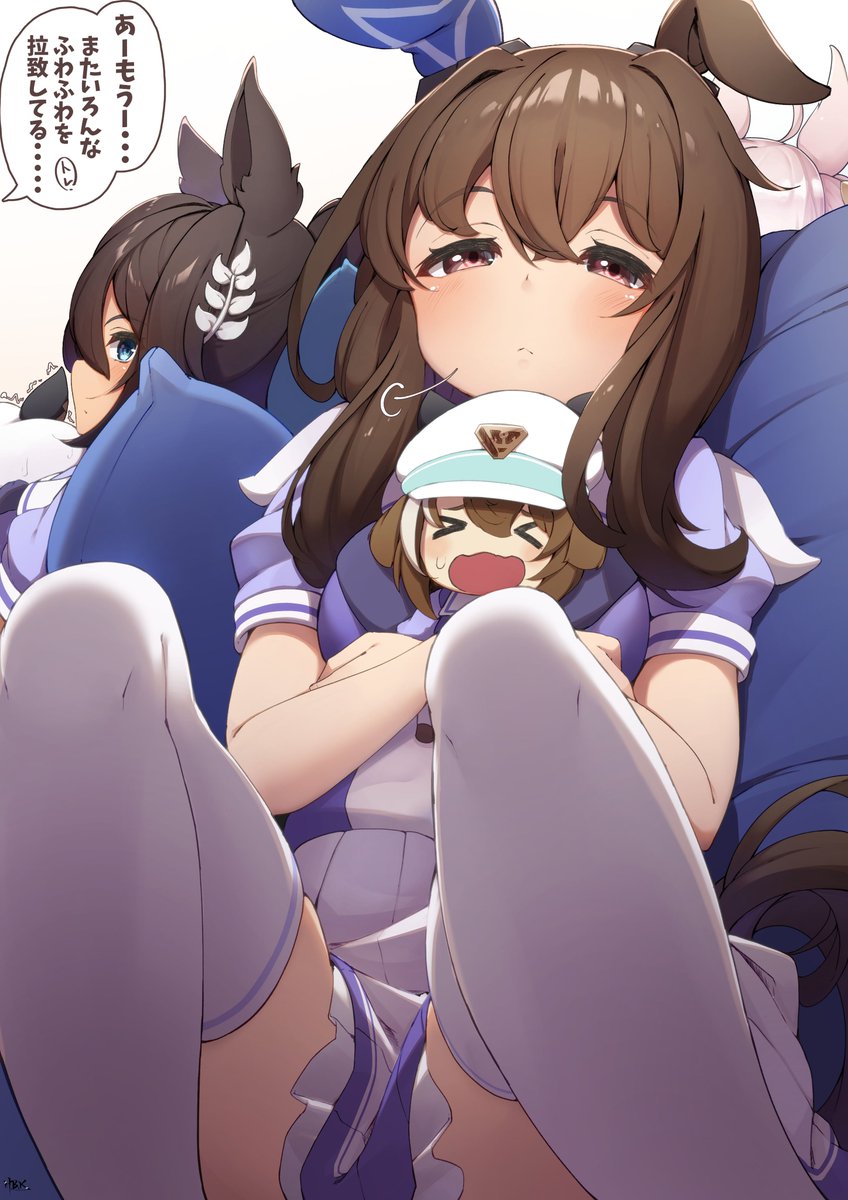 放し飼いにしとくと勝手に学園中からふわふわを拉致してきてしまうアヤベさん 