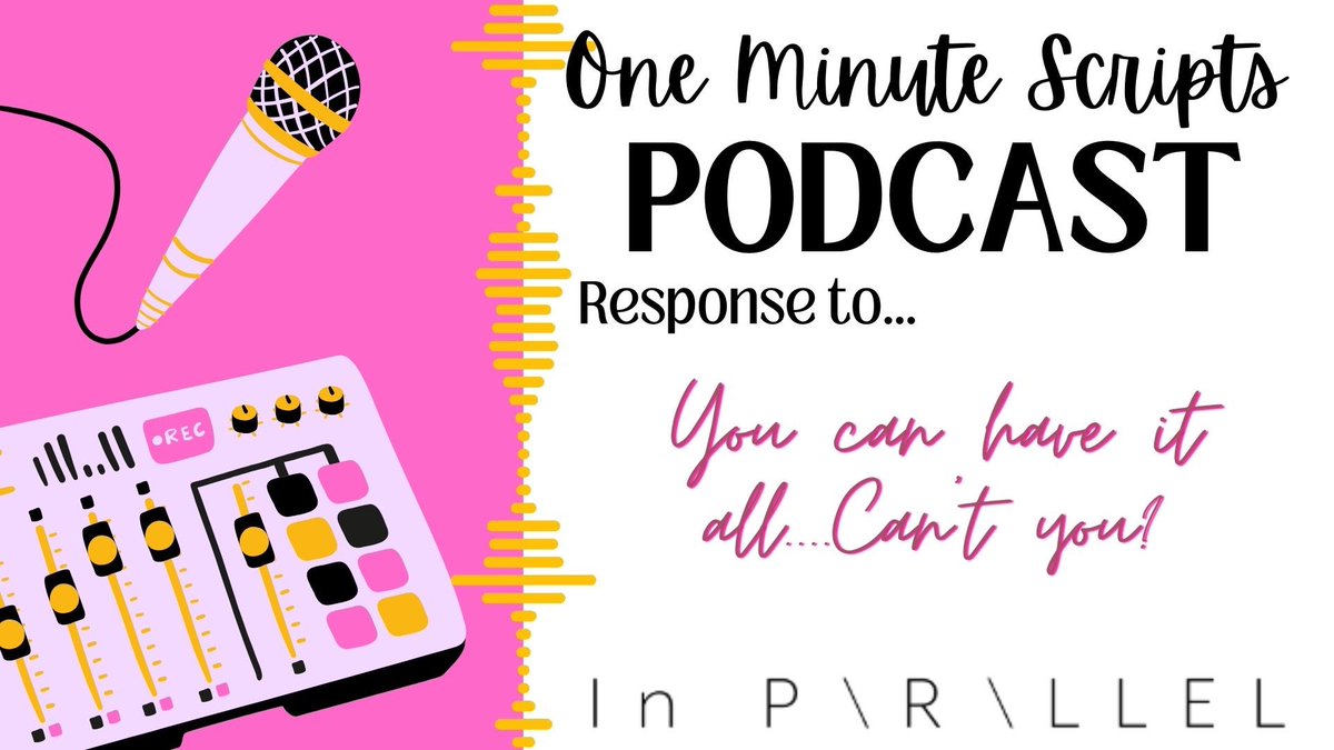 Announcing the team for Episode #2 of our podcast 🎙️ 

‘One Minute Scripts’ 

A response to our R&amp;D ‘You Can Have It All… Can’t You?’ 
 
The episode will be available to listen to from next Sunday! 

See you then! 🙌

#podcast #biologicalclock #women #newwriting