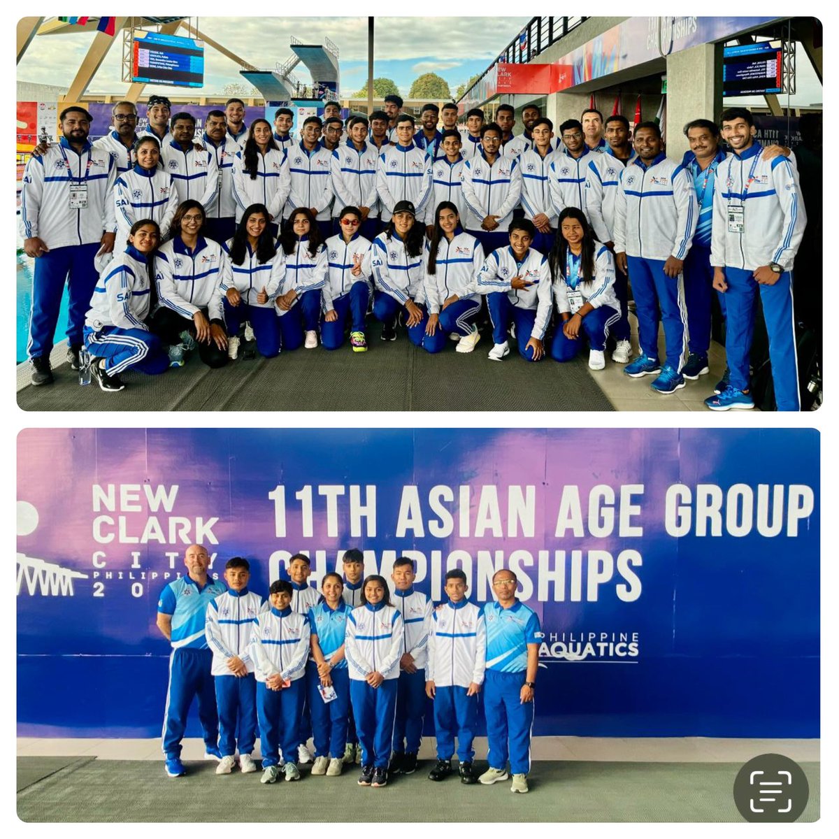 Indian Swimming & Diving contingent at the 11th Asian Age Group Championship, Philippines. 26 Feb -2 March. Best wishes to All ! MYAS Thank you for your support to Indian Swimming @Media_SAI @sports_odisha