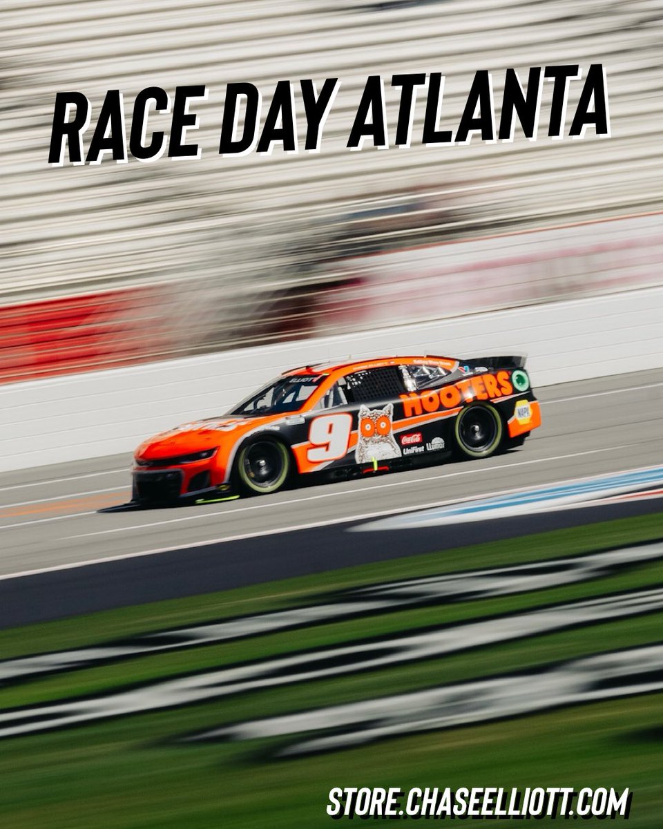 RACE DAY @ATLMotorSpdwy TUNE IN AT 3PM ET #CE | #ChaseElliott | #NASCAR | #AtlantaMotorSpeedway