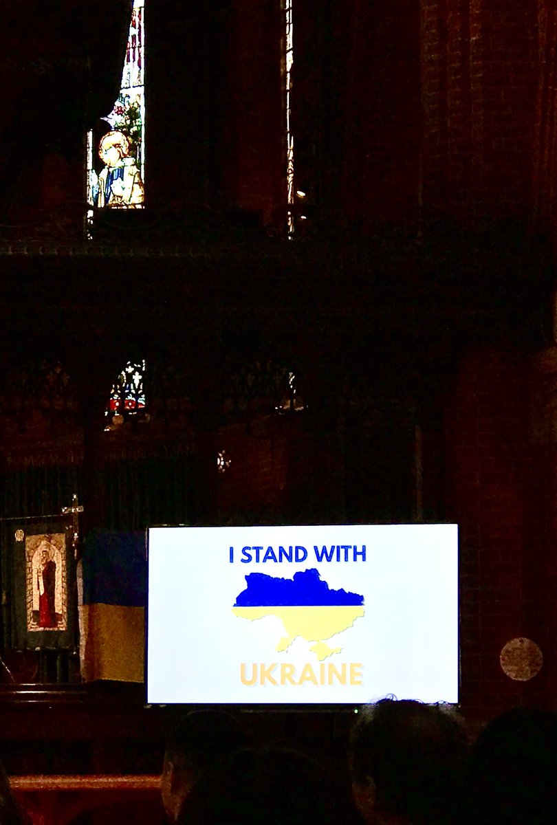 A local church commemorated the 2nd anniversary of war in Ukraine. I was working; my thoughts are with those affected both in Ukraine and those displaced. Will be volunteering next Monday at our Ukrainian drop-in at Sutton Salvation Army to give support & friendship 🇺🇦