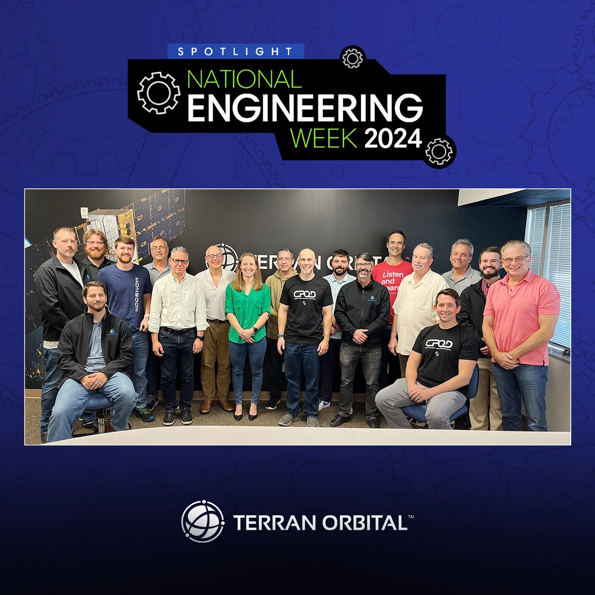 'Building and working with the Terran Orbital engineering team in Melbourne has been the most fun that I've had in my career.' -Matt DeLaquil, Vice President, RF Systems and Payloads #TerranOrbital #Payloads #RF #LLAP #Engineers #EngineeringWeek #Aerospace #Space #Satellites
