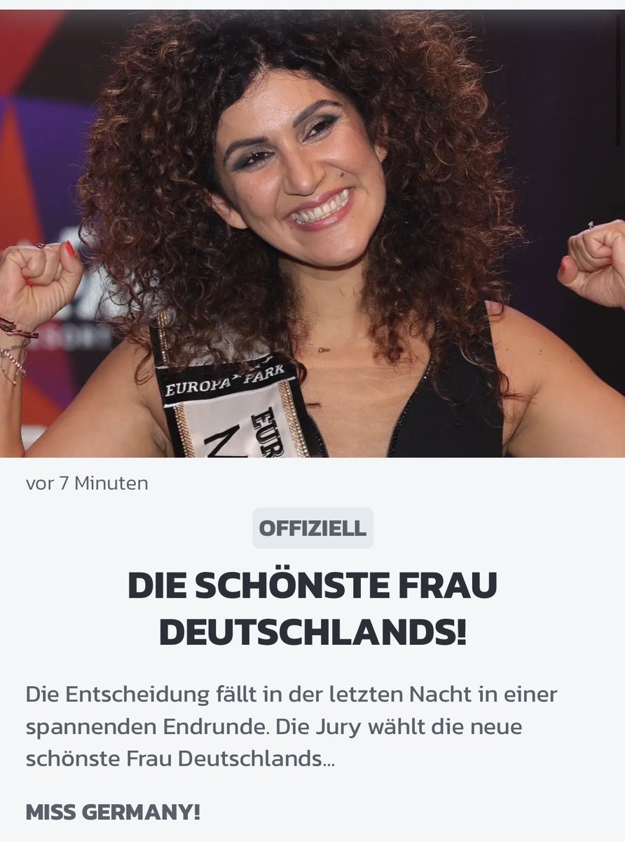 No Front aber das wäre nichtmal die schönste Frau bei uns im Haus