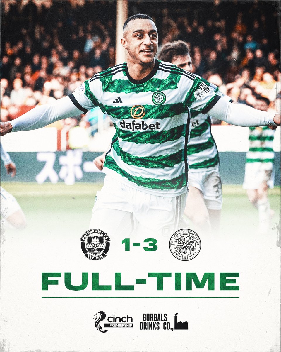 A win in Motherwell 🙌

#MOTCEL | #cinchPrem | #COYBIG🍀