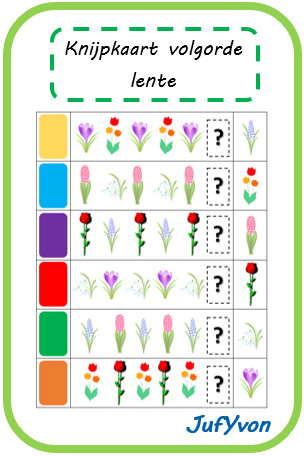 Een handige knijpkaart vol met bloemen om te downloaden🪻🌷🌸
jufyvon.blogspot.com/2015/03/knijpk…