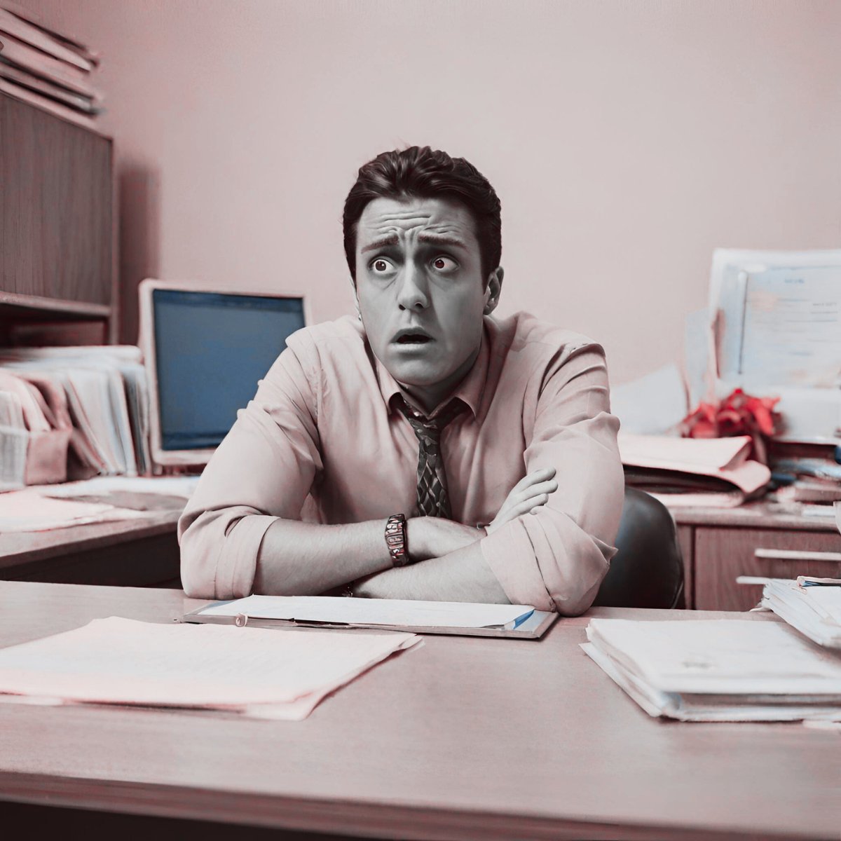 Ivan Palomino (@ivanpalomino_) on Twitter photo Fear at work is a sizable problem:
A <a href="/LiveCareer/">LiveCareer</a> survey found 87% of respondents experience work-related fears, with the top fears including:
Making mistakes (77%)
Public speaking (72%)
Getting fired (67%)
Being disliked by colleagues/boss (64%)
Making decisions (63%) Fear at work is a sizable problem:
A <a href="/LiveCareer/">LiveCareer</a> survey found 87% of respondents experience work-related fears, with the top fears including:
Making mistakes (77%)
Public speaking (72%)
Getting fired (67%)
Being disliked by colleagues/boss (64%)
Making decisions (63%)