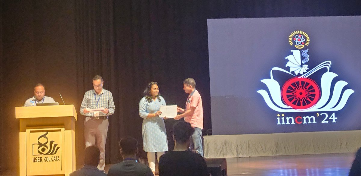 Amit Paul, PhD (@amitpaul_iiserb) on Twitter photo Parul got best poster award at Inter IISER-NISER Chemistry meet at IISER Kolkata <a href="/grp_apaul/">Amit Paul Research Lab</a> <a href="/chm_iiserb/">Dept of Chemistry, IISER Bhopal</a> <a href="/iiserbhopal/">IISER Bhopal</a> Parul got best poster award at Inter IISER-NISER Chemistry meet at IISER Kolkata <a href="/grp_apaul/">Amit Paul Research Lab</a> <a href="/chm_iiserb/">Dept of Chemistry, IISER Bhopal</a> <a href="/iiserbhopal/">IISER Bhopal</a>