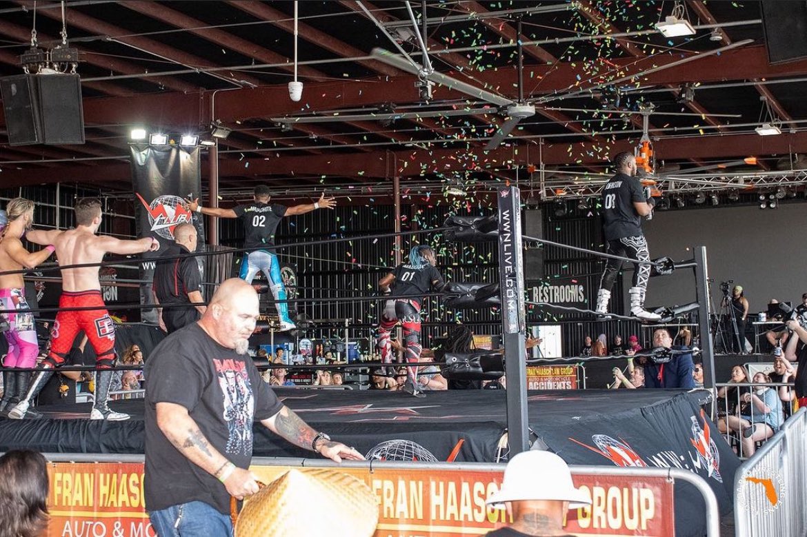 I wish I had one of those touching stories where I met my fav wrestlers, took a pic with them &amp; start my journey that way. Unfortunately, I didn’t but I’m EXTREMELY proud of the very little name me &amp; the Miami Boyz build for ourselves in Central/South FL. THANK YOU to everyone!