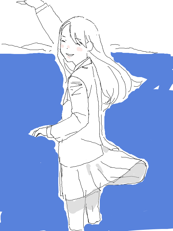 「」|面相棒のイラスト