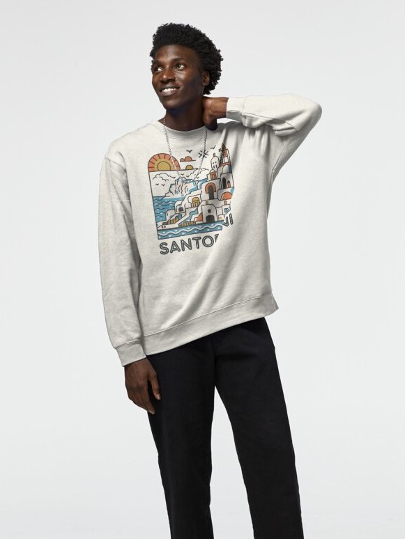 WissamRamadan9's tweet photo. The essence of Santorini's beauty with our latest tee! 🏝️

🔗https://t.co/VaACsO4Ctb

#wallart #poster #Landscapes #Santorini #besimple #stickers  #vectorart #illustrationart #TShirt #landscapes #sweatshirt #Cliffside #Greece #vacation #SeaArt #Mediterranean #island #aegean https://t.co/vvQ7mwznfF