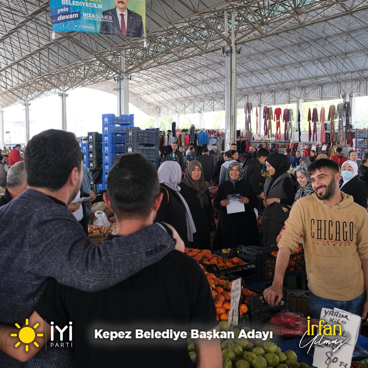 irfanyilmazbsk's tweet photo. Yeni Mahalle sakinlerimiz ve esnaflarımız ile pazaryerinde buluştuk. Umutla bakan çocuklarımız, esnaflarımız ve mahalle sakinlerimiz için inanıyoruz ki, Kepez'imize İYİ geleceğiz.
Biz Büyük Bir Aileyiz...

📍Yeni Mahalle Kapalı Semt Pazarı

#kepezdeliyakatzamanı https://t.co/lJgWvmjXdi