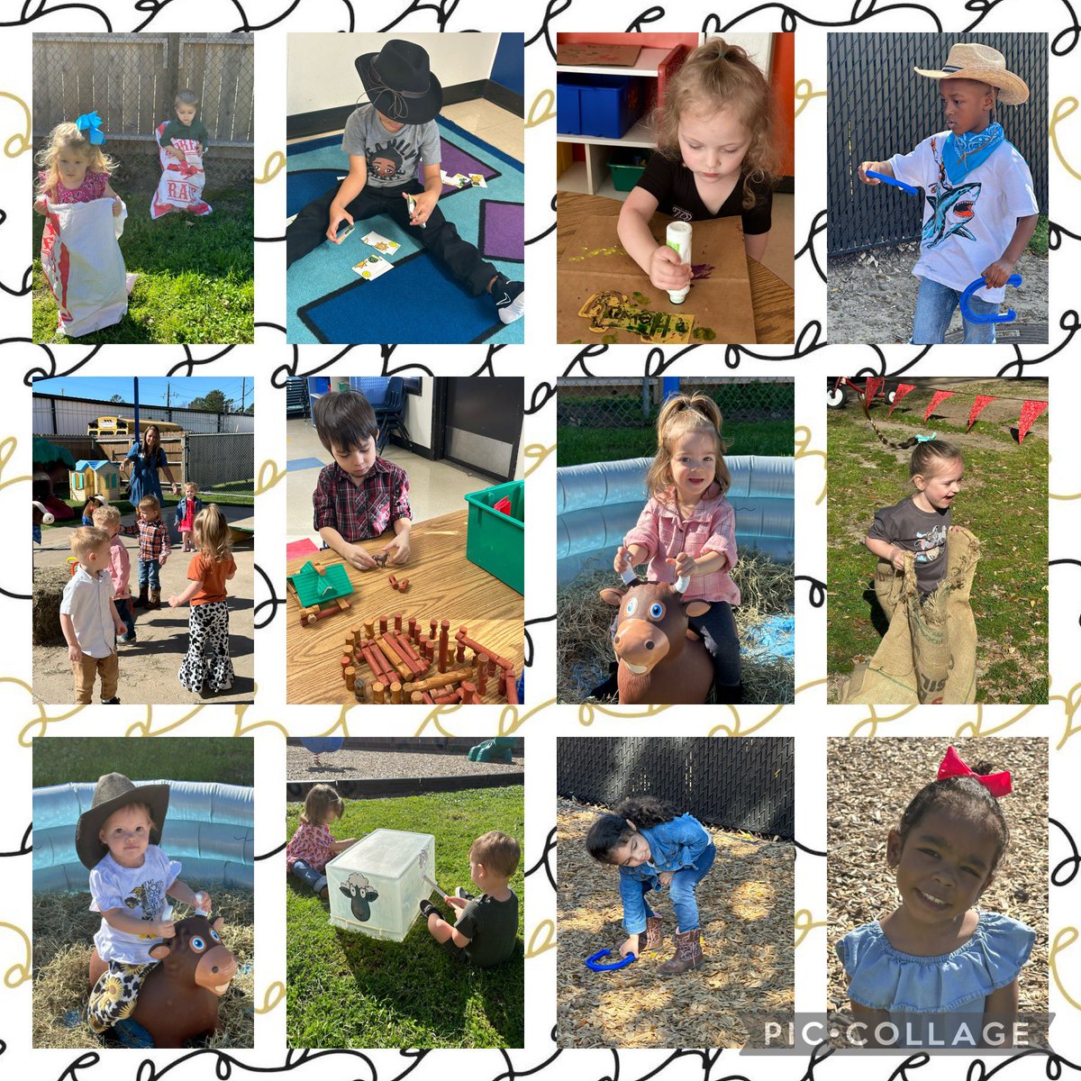 Our little cowpokes took Pre-School by the horns. From pie eating contest, to roping, to milking cows, to bucking broncos we saddled up for some fun,Texas style. #ELC2 #ReadySetRodeo #RodeoVibes #GoTexanDay @CFISDELCS