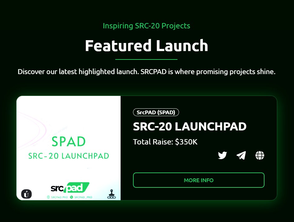 inscriptioner's tweet image. 🟩 3 SRCPAD (Official Launchpad of SRC20) WL Giveaway 🟩

Me x @srcpad_pro are giving away 3 WL Spots to be the early ones to buy $SPAD.

To Enter:
 
✅ Follow @srcpad_pro &amp;amp; @raameez_
✅ Like/Retweet/Tag 3 Friends
✅ Comment your BTC address (bc1q)

#SRCPAD #SRC20 #BitcoinStamps