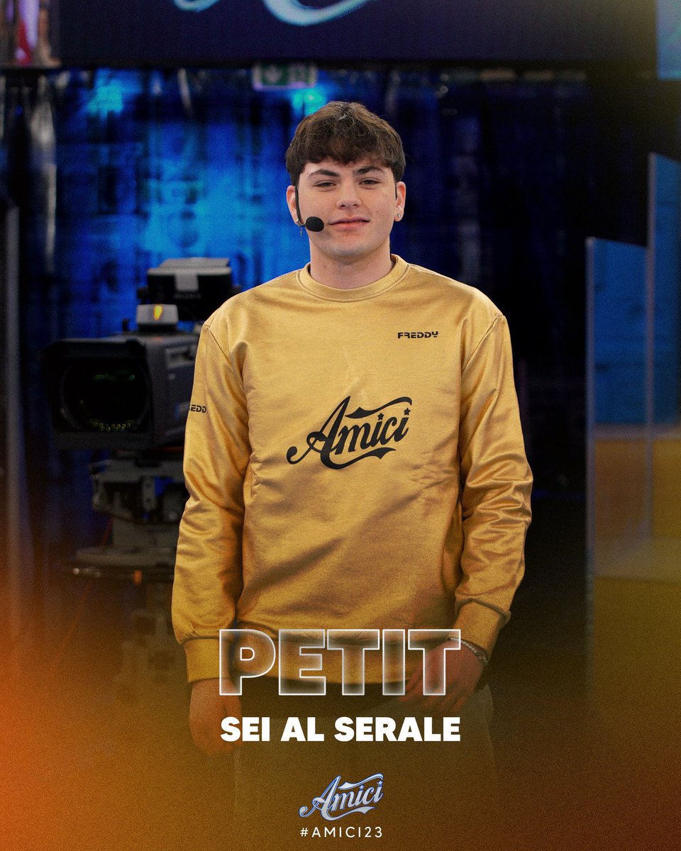 Petit è il sesto allievo ad accedere al serale di #Amici23 ⭐️