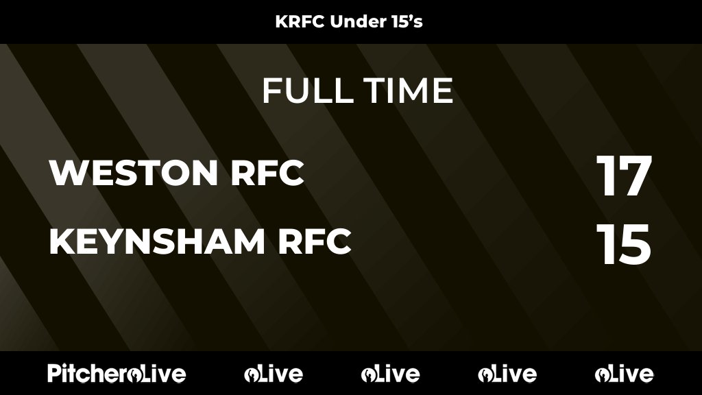 FULL TIME: WESTON RFC 17 - 15 KEYNSHAM RFC #WESKEY #Pitchero keynshamrfc.com/teams/253105/m…