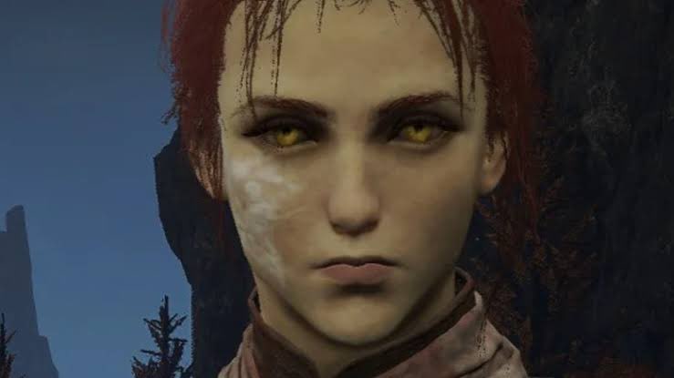 All_Lee24's tweet photo. Fromsoft number one representation for us girls who got slammed with the big bug eyes/small lips wombo combo https://t.co/naDAJsyf5W
