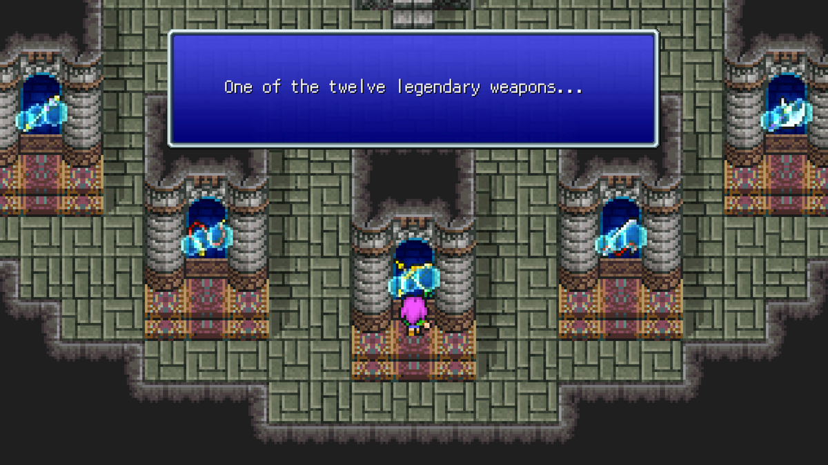SomethingClassc's tweet photo. Talk about a big promise in a JRPG. Stuff like this always gets me excited. You just KNOW you're gonna get these weapons eventually https://t.co/D1x8BPheEl