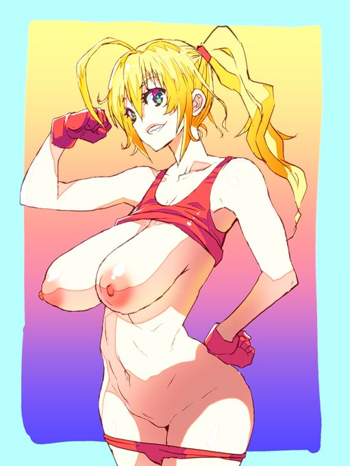 スージーさん、剥いちゃいました。
脱衣前と微妙にオッパイのラインを修正してます。 