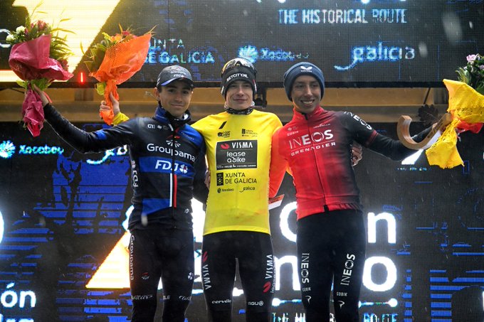 Egan on the podium today.