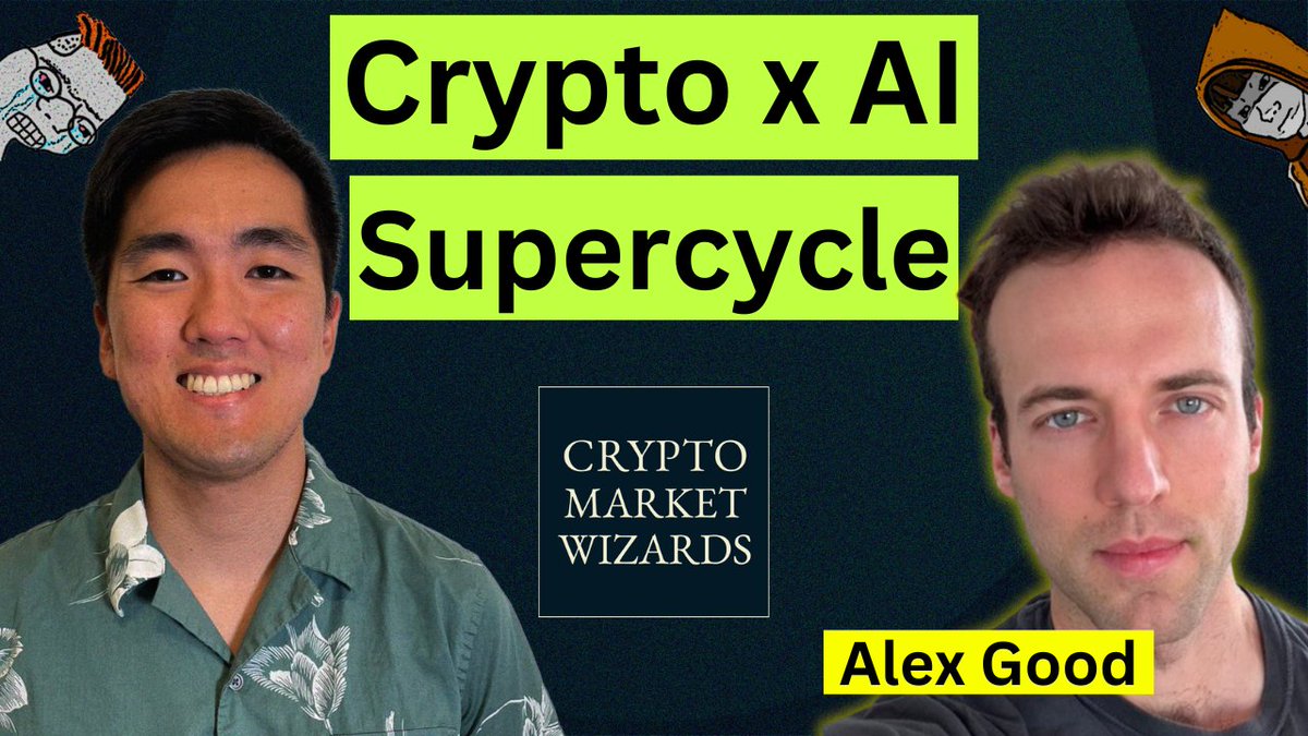 In episode 14 of @CryptoMarketWiz, we have @goodalexander discuss: - Running Google Ads to front-run retail attention - Why Crypto AI will bring a Superbubble - Heuristics for Rigged Markets - His views on $WLD & $TAO Watch: youtube.com/watch?v=TnmuTa…