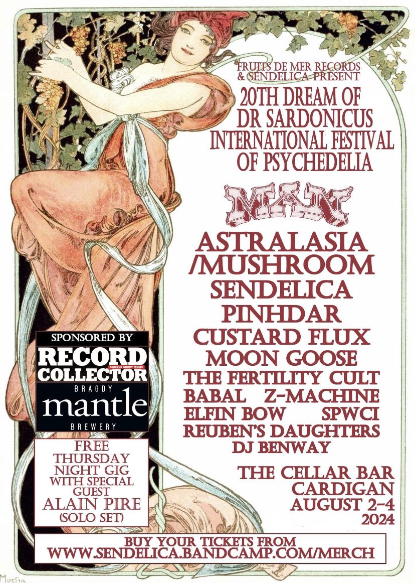 CustardFlux's tweet photo. CUSTARD FLUX 
April 26, Montrose Saloon, Chicago
June 27, Cadieux Cafe, Detroit
July 28, Kozfest, Devon
August 1, Half Moon, London
August 3, 20th Dream of Dr Sardonicus, Cardigan

Right Now Here In Time
https://t.co/zxgFZZ4jw3 https://t.co/AdG8XS7wzE