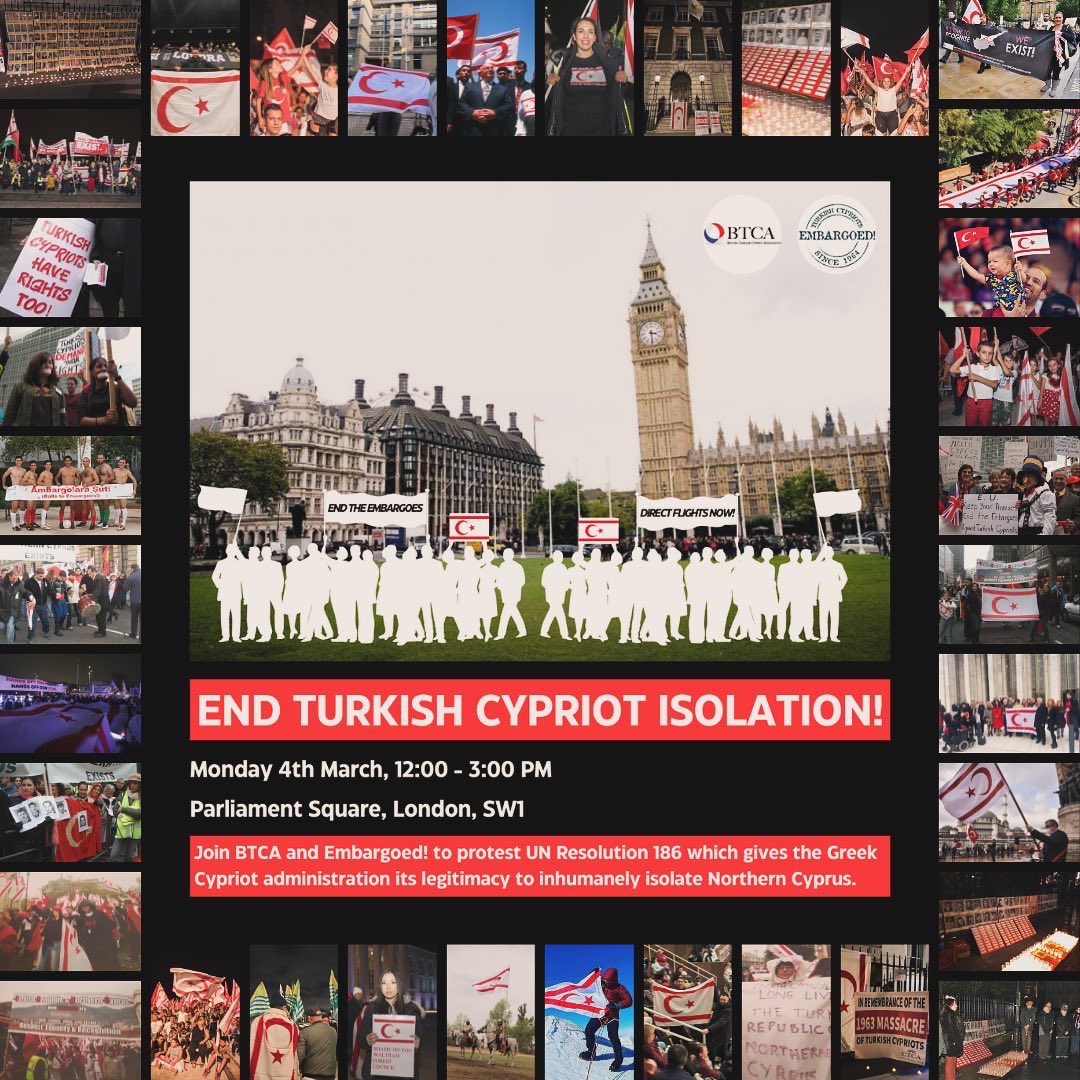 Young_Turk_Cyp's tweet image. The 4th March marks 60 years since the passing of UN Resolution 186 which was supposed to be a temporary measure following the Bloody Christmas massacres against the Turkish Cypriots.

#Cyprus #EndTheIsolation