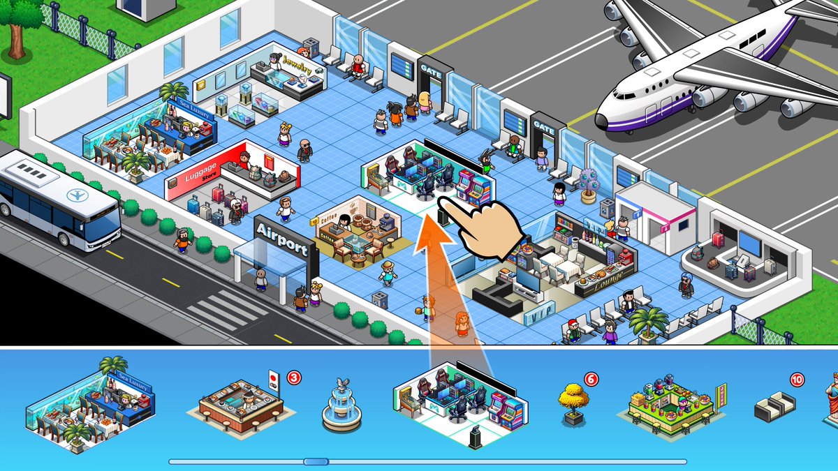 AlphaQuestGames's tweet photo. Airport architect 😎✍️
Game: Air Life (available march 2024) 
Follow for news and updates. 
#airport #aircraft #tycoon #isometric #game #simulation #architecture #airportlife #gamedev #gamedesign https://t.co/NBL04TtGJC