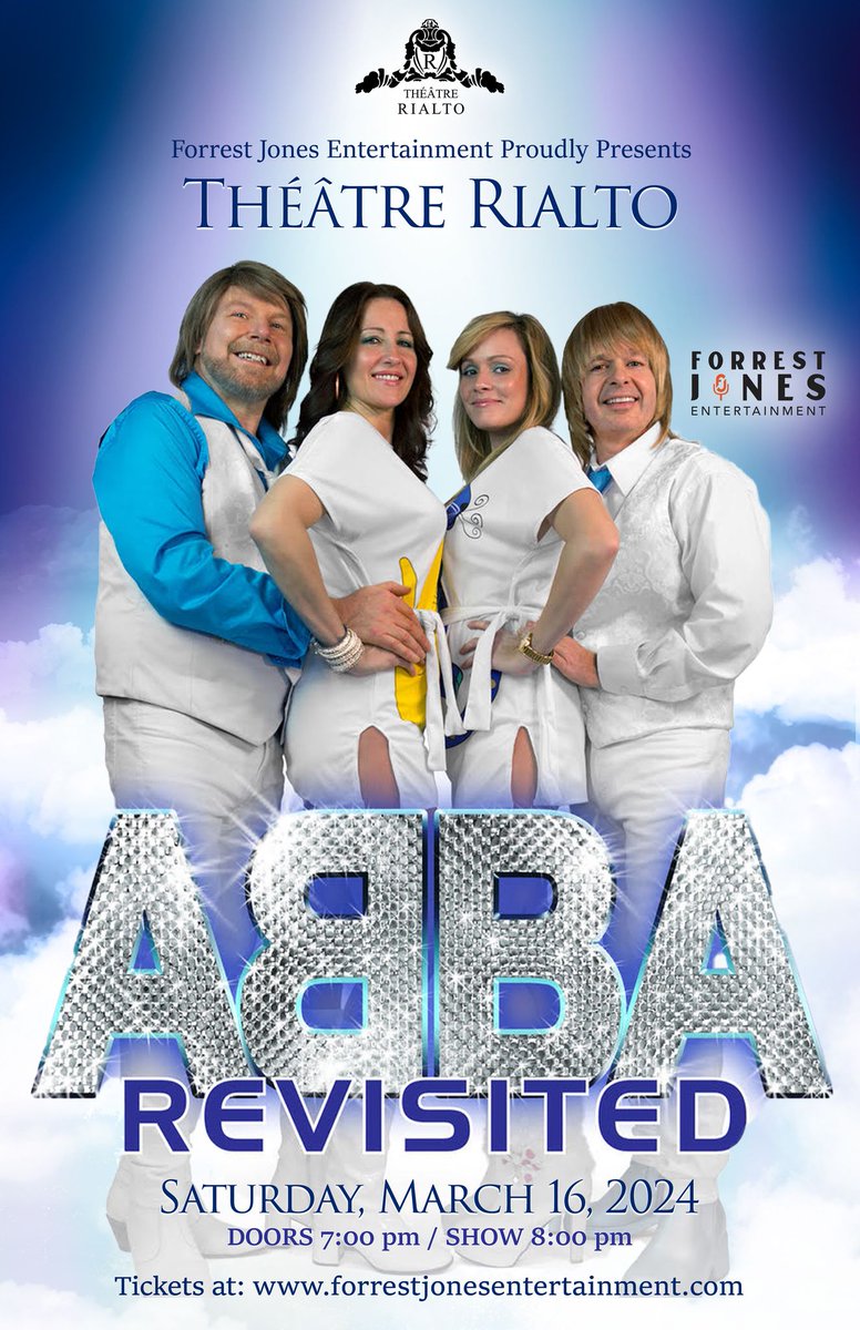 ForrestJonesEnt's tweet image. Visit ABBA - Revisted at Forrest Jones Entertainment showpass.com/abba-revisted/