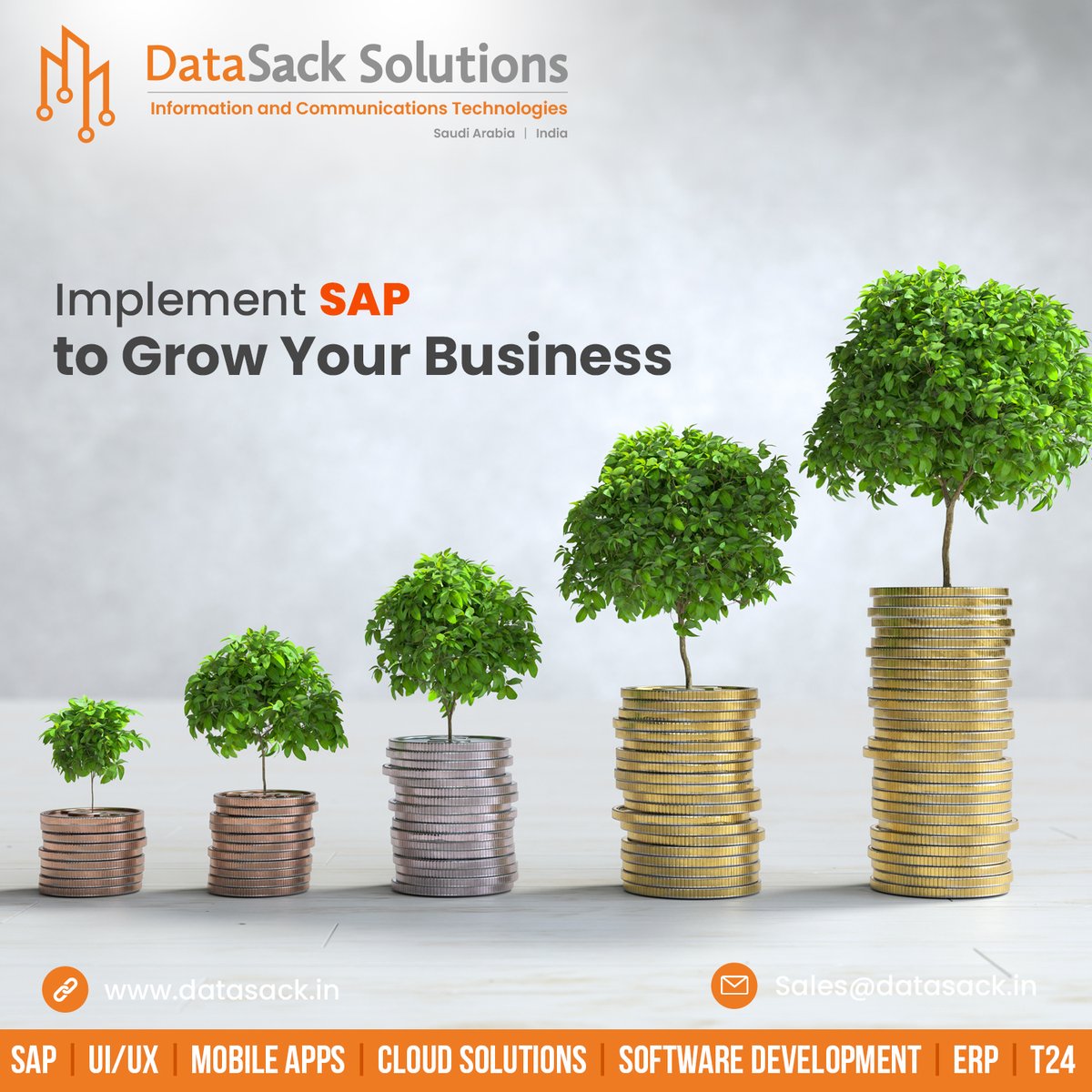 datasack's tweet image. Improvise Business Growth with SAP Implementation

Implementing SAP could be the game-changer you&apos;ve been searching for! 🌟

Ready to reach the full potential of your business? Contact datasack.in today to learn more about SAP implementation.

#SAP #SAPSolution