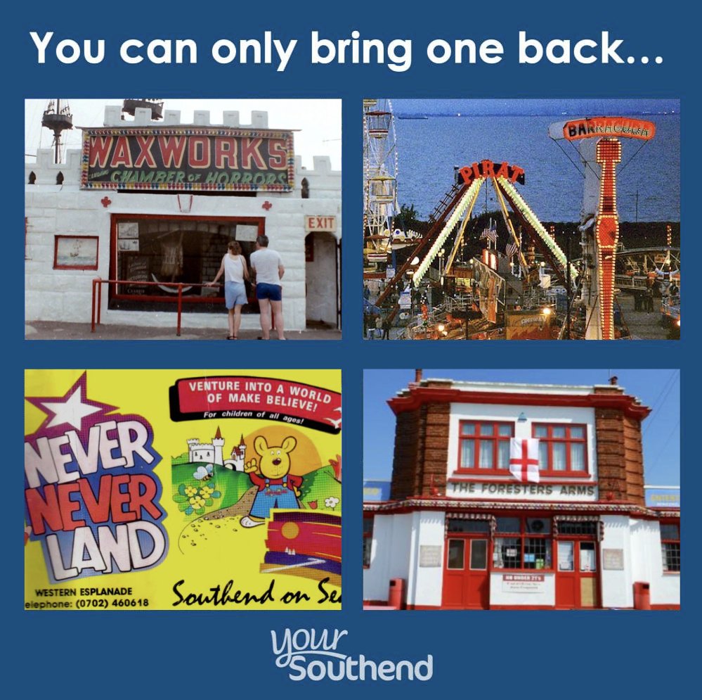 Which former Southend seafront attraction would you choose? We have more old photos of Southend on our Instagram page too.