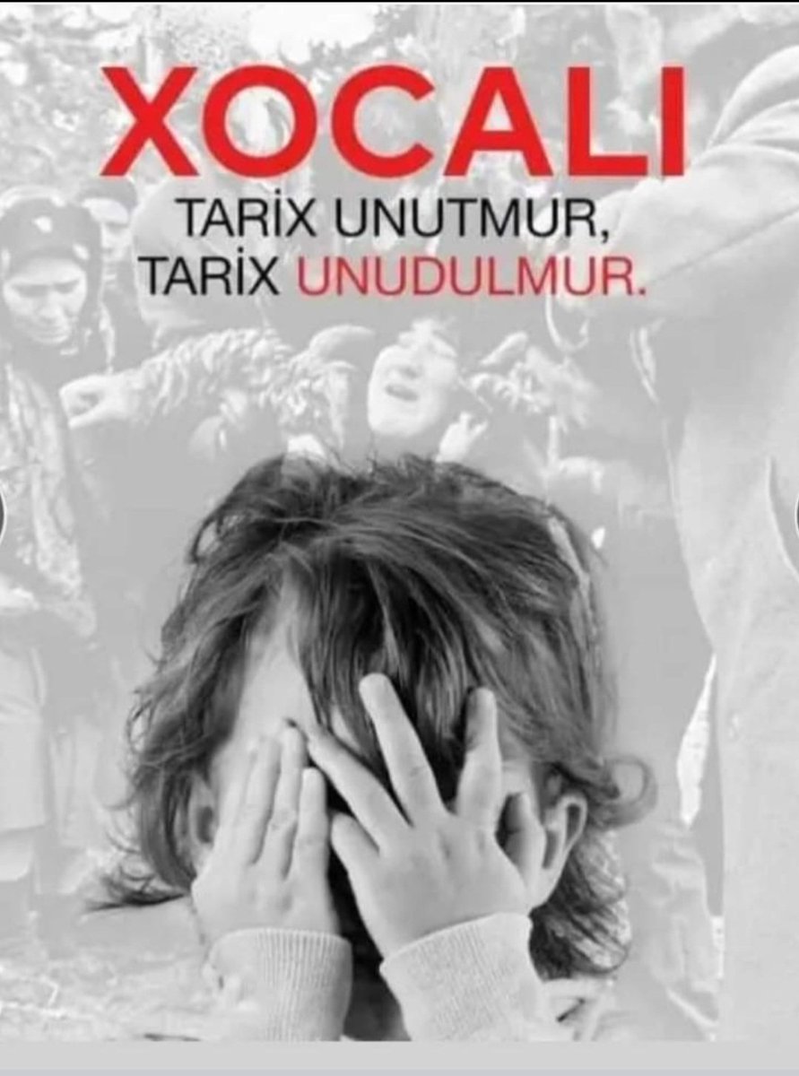 Unutmayacağımız və unutdurmayacağımız bir tarix: 26 Fevral 1992-ci il.
#Xocalısoyqırımı