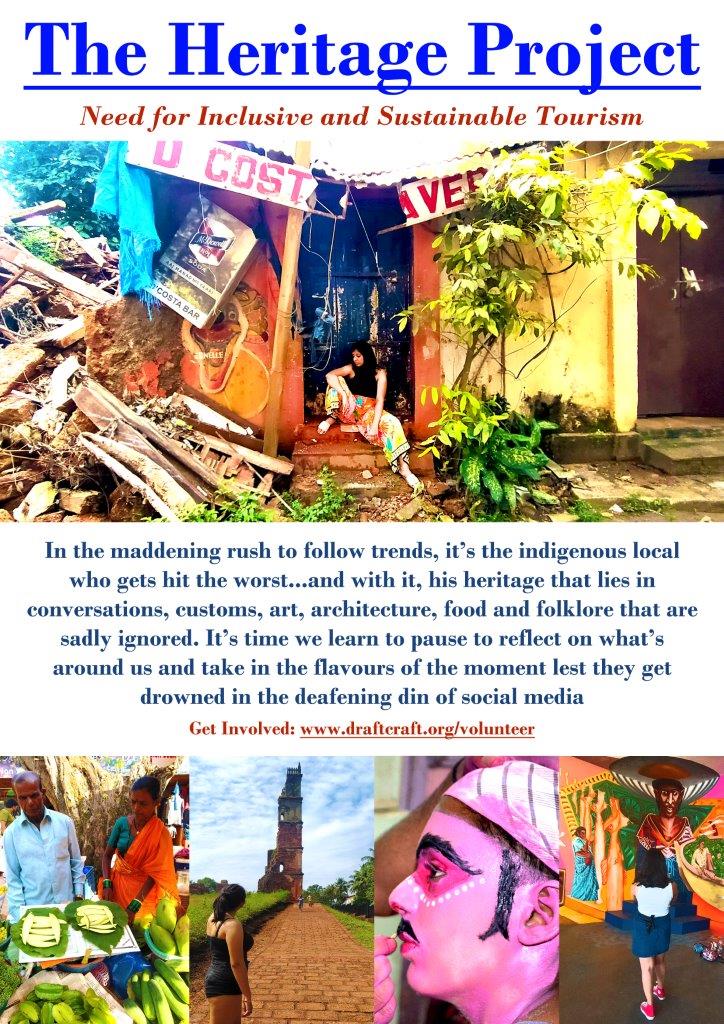 DraftCraftSpeak's tweet photo. #Volunteering | Heritage lies in conversations, customs, art, architecture, food and folklore that has existed over generations. Today, it lies ignored and there's a need to protect #heritage before it is lost in the din. Come, join us! #Mumbai 
Read more: https://t.co/8jBBUompM0 https://t.co/AwP3NUQNZG