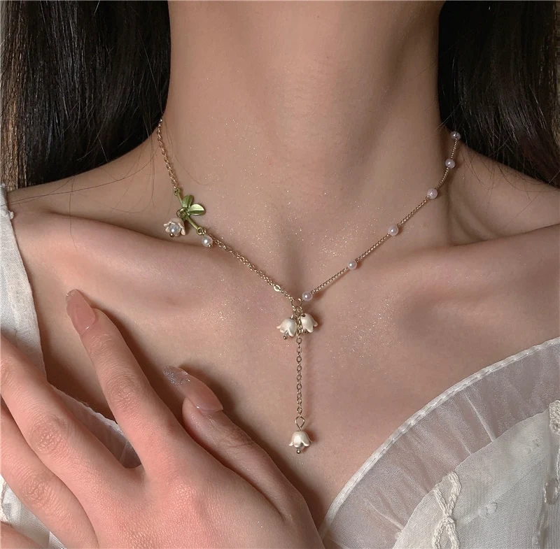 lily of the valley necklace