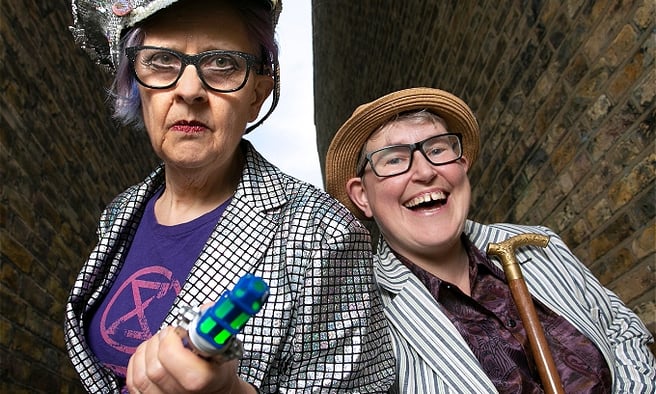 Hold onto your moustache! Climb aboard your TARDIS. Harness your inner geek. Nicky Vere-Compton will set the revolution to music and SJ Wyatt will add graffiti. Leicester Comedy Festival #LCF24 Book via our website!